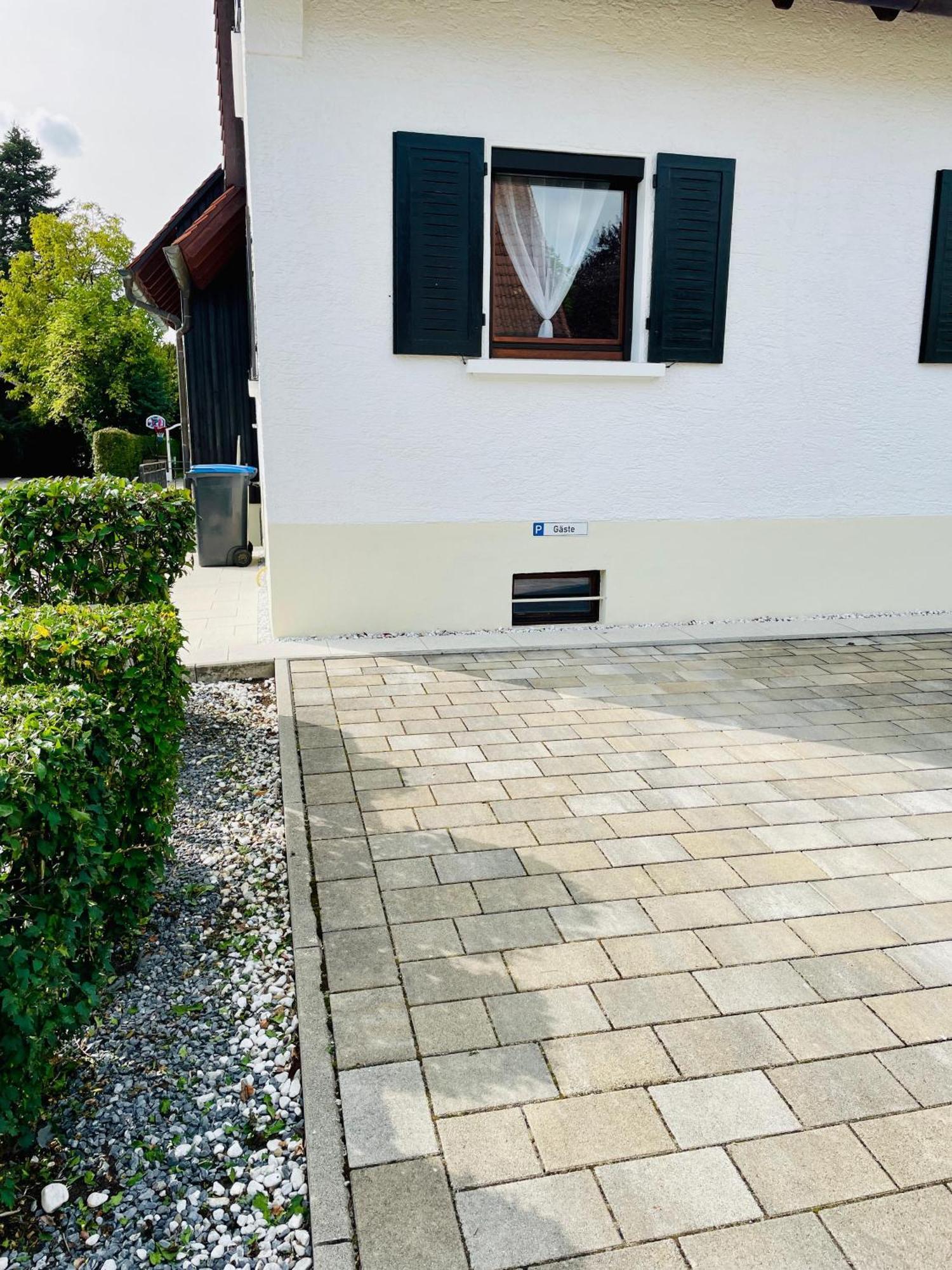 Kleine Ein Zimmer Wohnung Mit Gartenanlage 잘렘 외부 사진